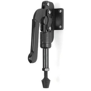 PUSH/PULL TOGGLE CLAMP SCENERY BRAKE WITH ADJUSTABLE RUBBER FOOT SPINDLE