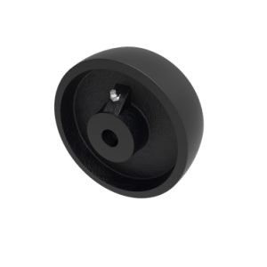 75mm Cast Iron 12mm Plain Bore Wheel (170Kg)