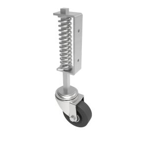 HEAVY DUTY SPRUNG GATE CASTOR - SWIVEL