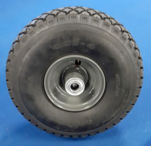 300mm Pneumatic Wheel Steel Centre (4.00-4 Tyre 4 Ply - 16mm BALL BEARING BORE - STANDARD HUB)