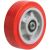 200mm Polyurethane Tyre on Nylon Centre Ball & Roller Bearing Bore Choice