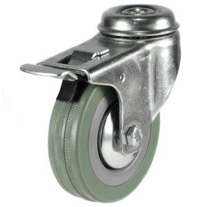 75mm Grey Rubber Single Bolt Fixing (Bulk Buy)