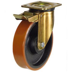 150mm GDH Series Polyurethane/Cast Iron (800Kg)