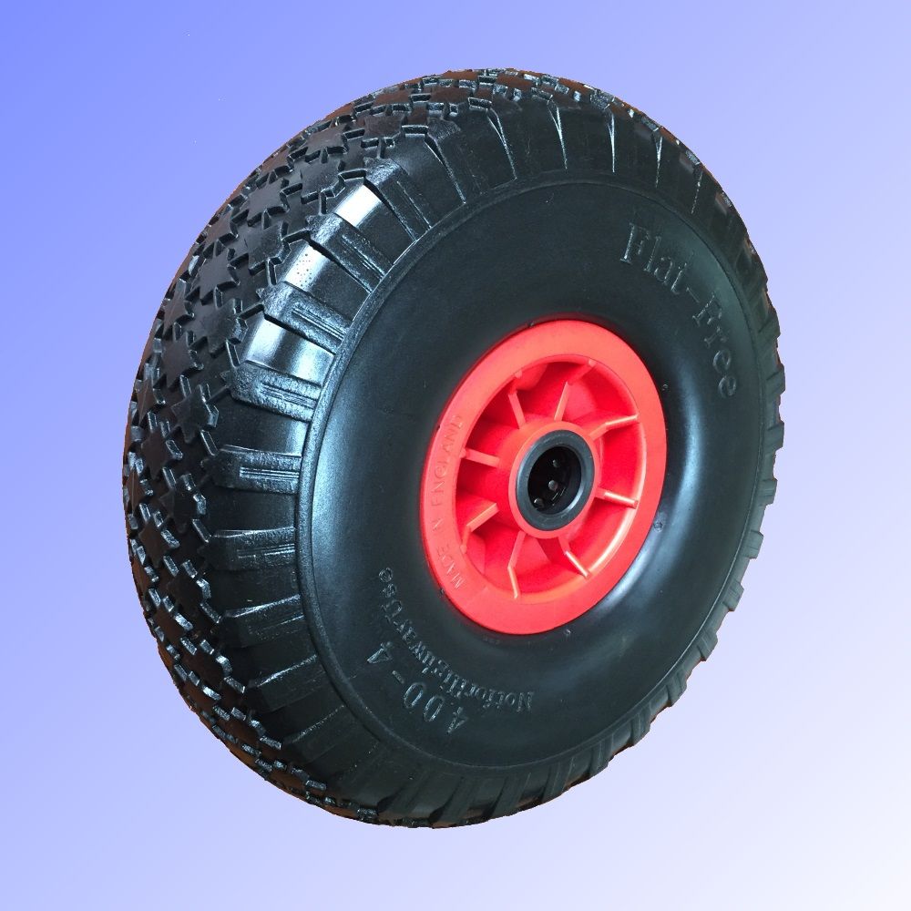 300mm Puncture Proof Wheel Plastic Centre (4.00-4 Tyre 1" BORE)