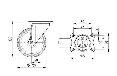 125mm Nylon  300KG