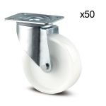 125mm Swivel Castor With Plastic Wheel Box 50 Bulk Buy (175kg)