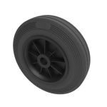 250mm Plastic Centered Industrial Trolley Wheel (1/2", 20mm, 25mm & 1" PLAIN BORE CHOICE)