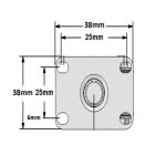Kenrick 50mm Square Plate Fitting (NICKEL)