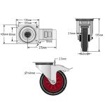 160mm Wheel Diameter (Plastic Centre)