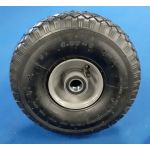 300mm Pneumatic Wheel Steel Centre (4.00-4 Tyre 4 Ply - 25mm BALL BEARING BORE)